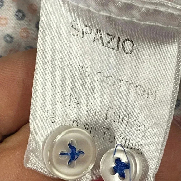 SPAZIO MEN'S SMALL SHORT SLEEVE SHIRTS. ORIGINALLY $80/EA. - Picture 5 of 16